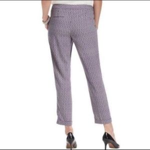 - Ann Taylor LOFT Purple Floral Marisa Pant …